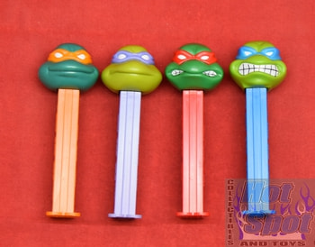 2005 TMNT Pez Dispenser Lot of 4 - Loose