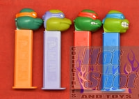 2005 TMNT Pez Dispenser Lot of 4 - Loose