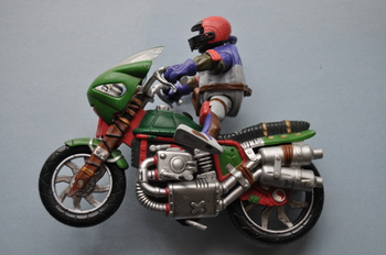 Donatello with bike