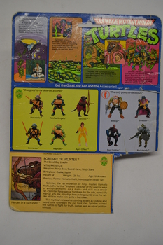 1988 Splinter Card Backer