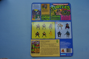 1988 Raphael Card Backer 10 back !