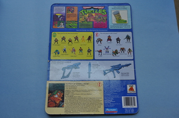 1989 General Traag Card Backer