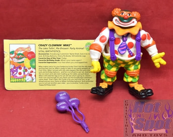 1992 Bodacious Birthday Crazy Clownin' Mike Figure