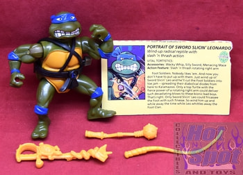 1989 Wacky Action Sword Slicin' Leonardo Figure