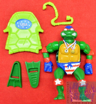 1991 Turtle Games Raphael Action Figure w/ Accessories