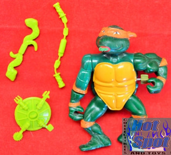 1989 Wacky Action Rock N Roll Michaelangelo Weapons and Accessories
