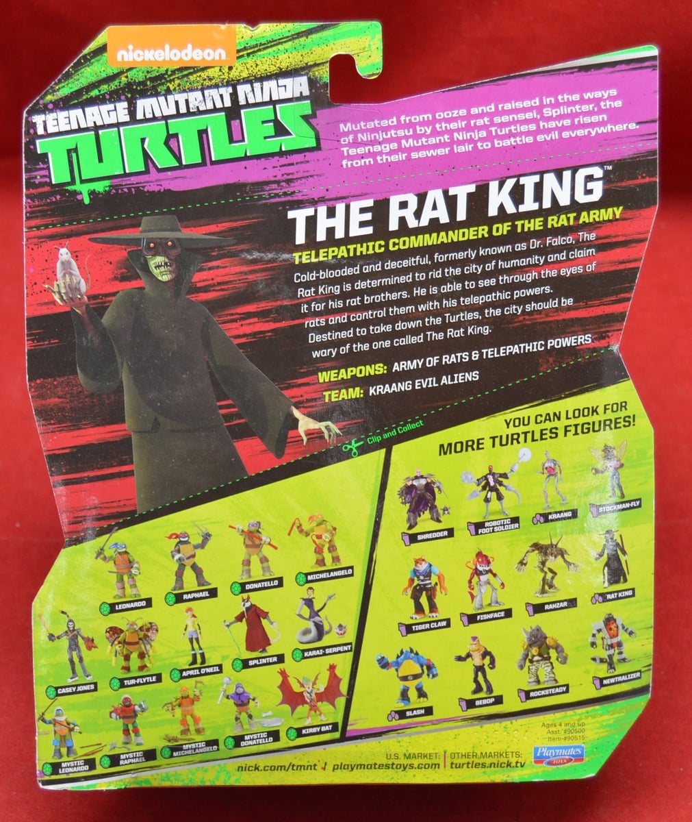 The Rat King, Telepathic Commander of the Rat Army, TMNT, Playmates