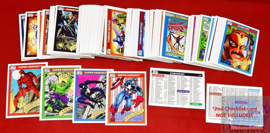 1990 Marvel Universe Comics Impel 162 Cards