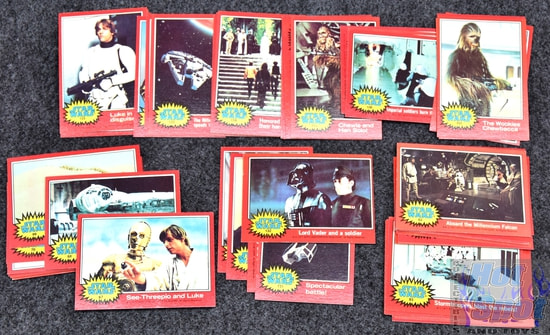 1977 Star Wars Red Series 2 Topps 66 Cards (#67-132)