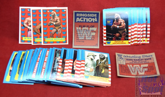 1987 WWF Wrestling Topps 75 Cards / 22 Stickers