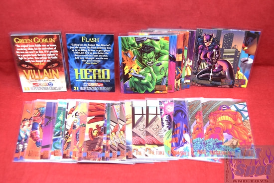 1995 DC vs Marvel Comics Fleer 100 Cards