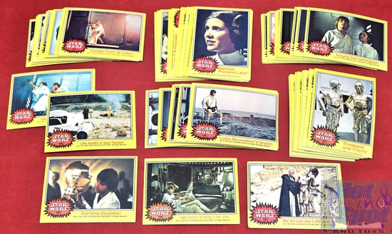 1977 Star Wars Series 3 Yellow Topps 66 Cards (#133-198)