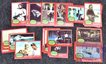 1977 Star Wars Red Series 2 Topps 66 Cards (#67-132)