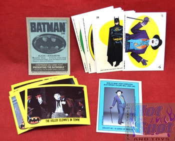 1989 Batman Movie Series 2 Topps 132 Cards / 22 Stickers