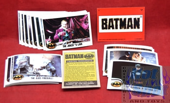 1989 Batman Movie Series 1 Topps 132 Cards / 22 Stickers