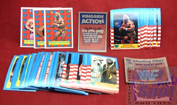 1987 WWF Wrestling Topps 75 Cards / 22 Stickers