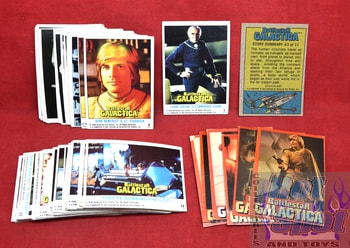 1978 Battlestar Galactica Topps 132 Cards / 22 Stickers / 36 Wonder Bread