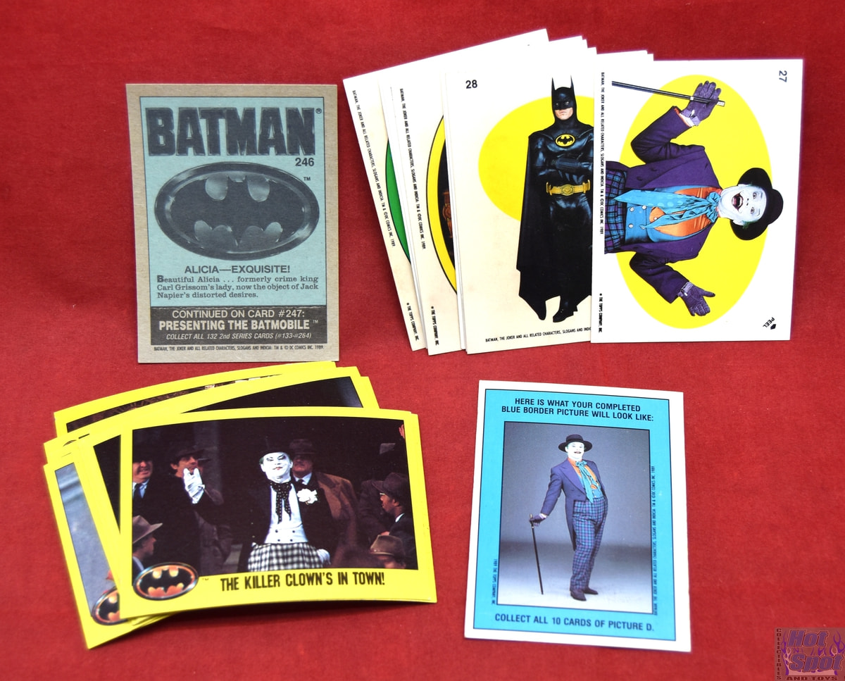 1989 TOPPS Batman Movie 132 Trading Card Set-Series 2 