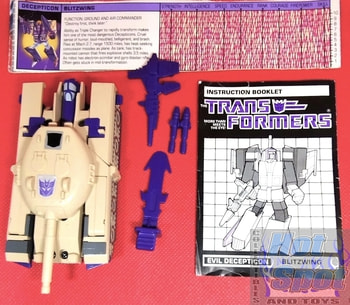 1985 G1 Tripletron (Triple Changer) Blitzwing Figure Parts