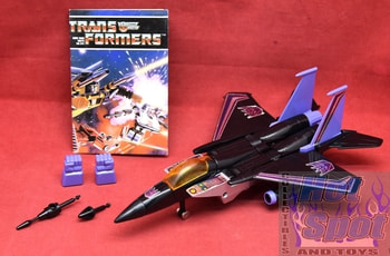 Vtg Transformers G1 1984 Decepticon Skywarp jet MISSILE LAUNCHER weapon part 