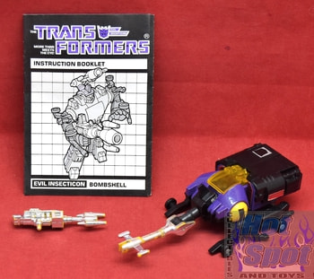 1985 G1 Insecticon Bombshell Figure