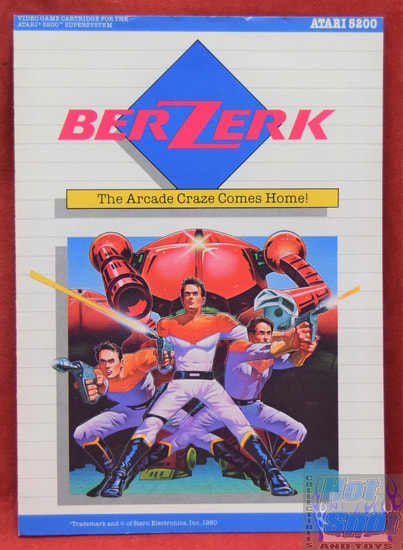 Atari 5200 Berzerk Instruction Booklet