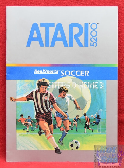 Atari 5200 Soccer Instruction Booklet