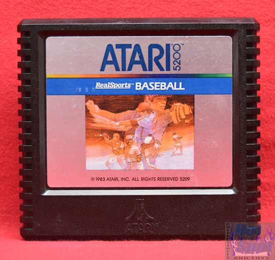 Atari 5200 Baseball Cartridge w/ Overlay