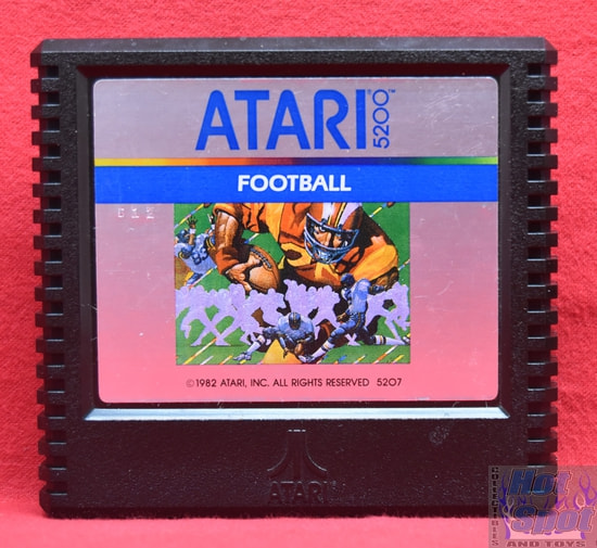 Atari 5200 Football Cartridge w/ Overlay