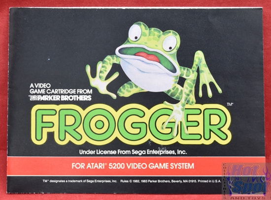 Atari 5200 Frogger Instruction Booklet