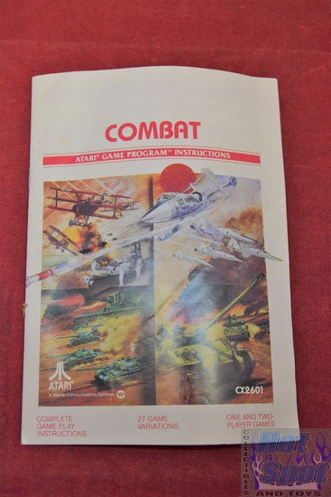 Combat Atari Game Program Instructions