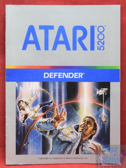 Atari 5200 Defender Instruction Booklet