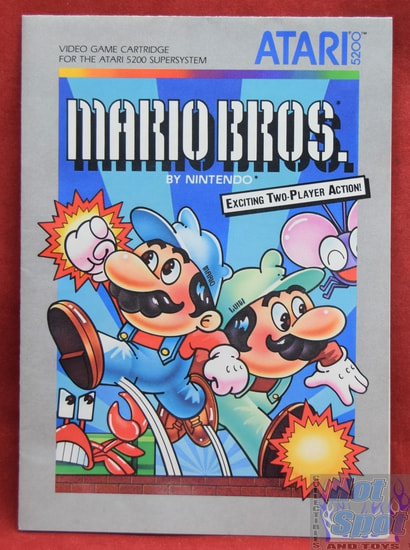 Atari 5200 Mario Bros. Instruction Booklet