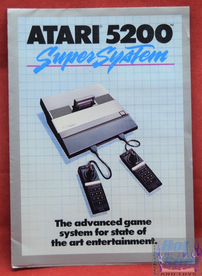 Atari 5200 Super System Insert Poster Catalog 1983