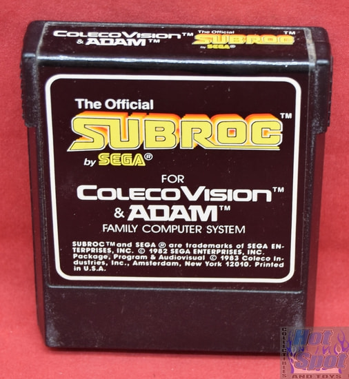 Coleco Vision Subroc Game Cartridge