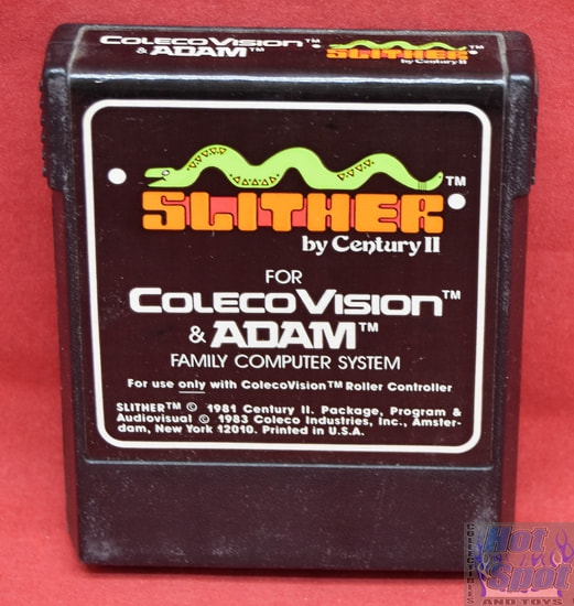 Coleco Vision Slither Game Cartridge