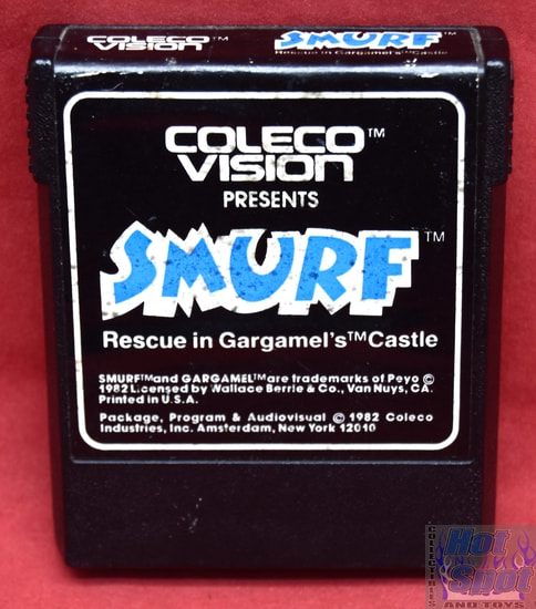 Coleco Vision Smurf Rescue in Gargamel's Castle Game Cartridge