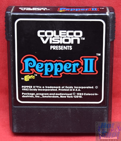 Coleco Vision Pepper II Game Cartridge