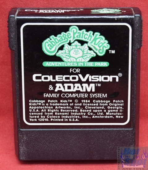 Coleco Vision Cabbage Patch Kids Adventures in the Park Game Cartridge
