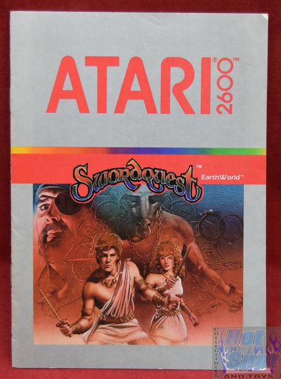 Swordquest EarthWorld Instruction Booklet - Atari 2600