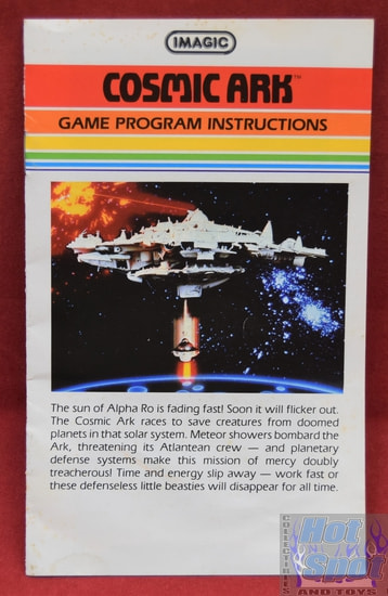 Imagic Cosmic Ark Program Instructions