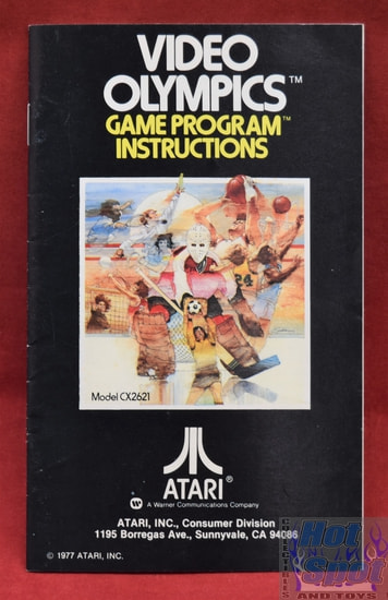Video Olympics Game Program Instructions