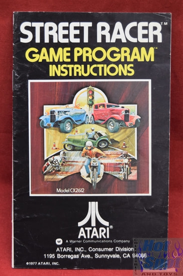 Street Racer Game Program Instructions