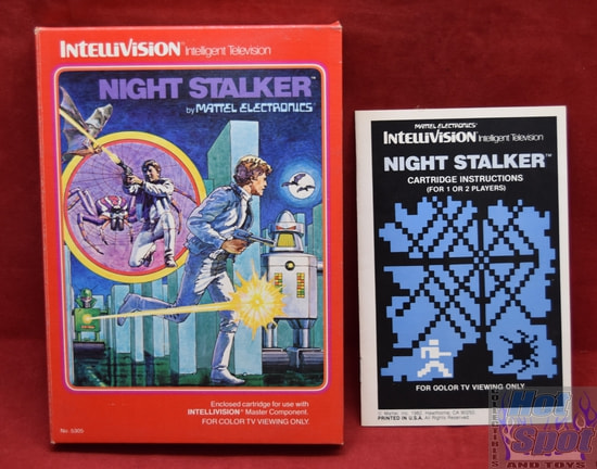 Intellivision Night Stalker Box and Instructions ONLY