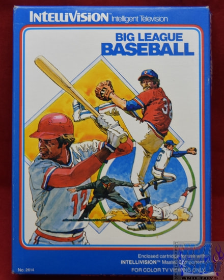 Intellivision Big League Baseball Box ONLY