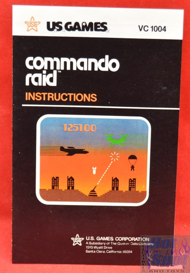 Commando Raid Instructions Booklet