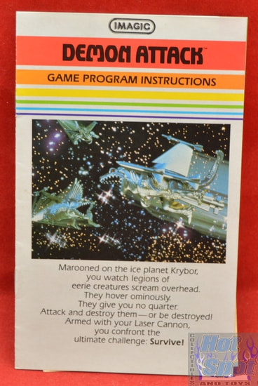 Demon Attack Game Program Instructions