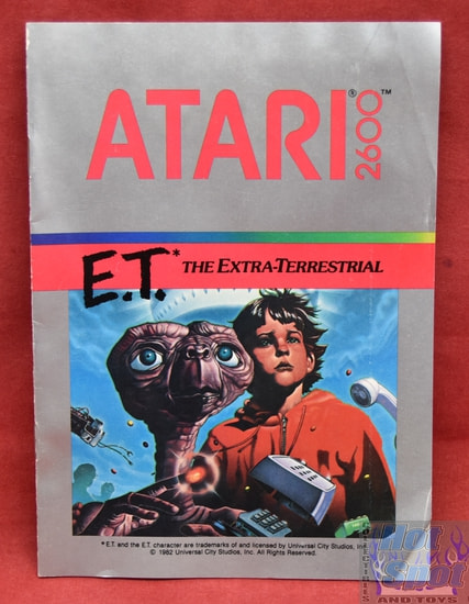 E.T. The Extra Terrestrial Instruction Booklets & Inserts - Atari 2600