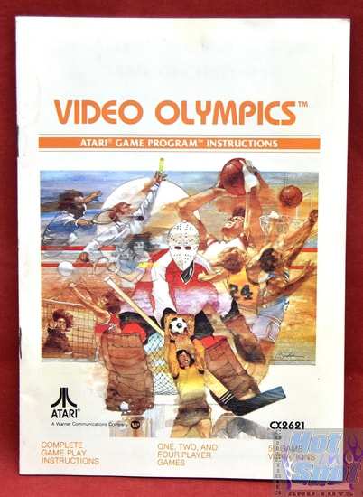 Video Olympics Instructions Booklet