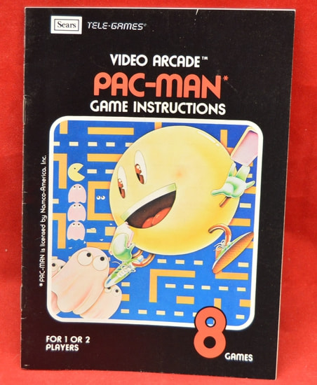 Pac-Man Sears Instruction Booklet